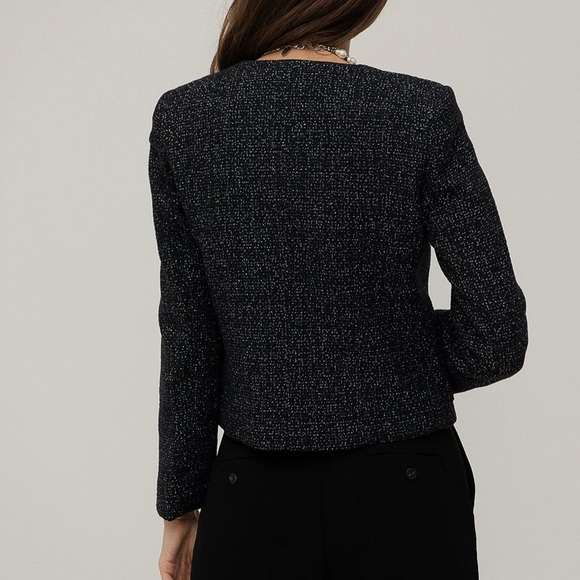 Maxmara Weekend black Tweed Jacket - Picture 3 of 8